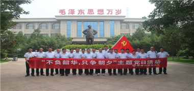 聯盛公司黨總支積極組織開展“不負韶華、只爭朝夕”迎“七一”主題紅色教育活動